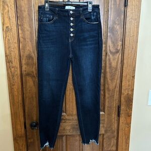 Kancan Estilo Button Fly Jeans 13/30 Dark Wash (E-9)